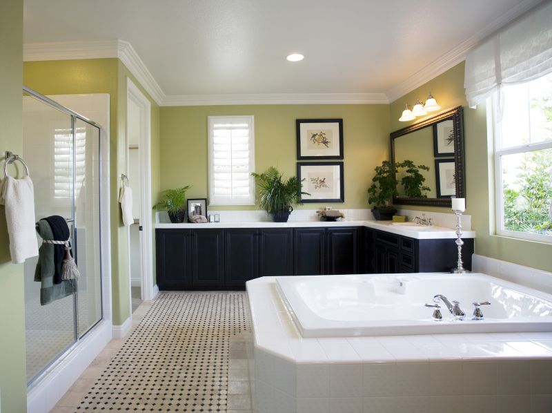 Colorful Bathroom with Vivid Accents